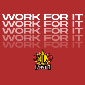 WORK FOR IT - WOMEN'S FITTED T-SHIRT - $S8G9BU$ Design