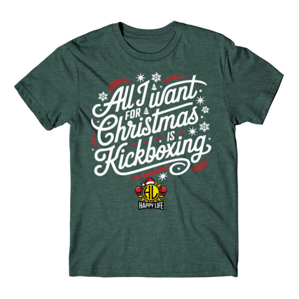 ALL I WANT FOR CHRISTMAS IS KICKBOXING - T-SHIRT - $KSWQ9A$ Thumbnail