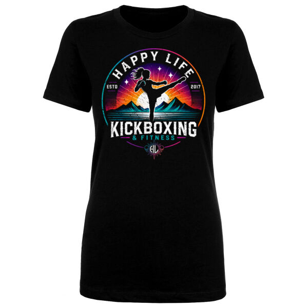 SUNSET KICKBOX - WOMEN'S FITTED T-SHIRT - $ZP38D5$ Thumbnail