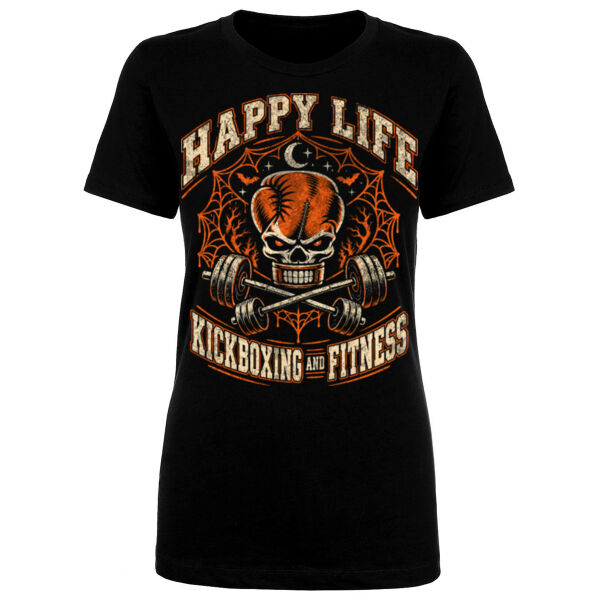 GLOVE SKULL - WOMEN'S FITTED T-SHIRT Thumbnail
